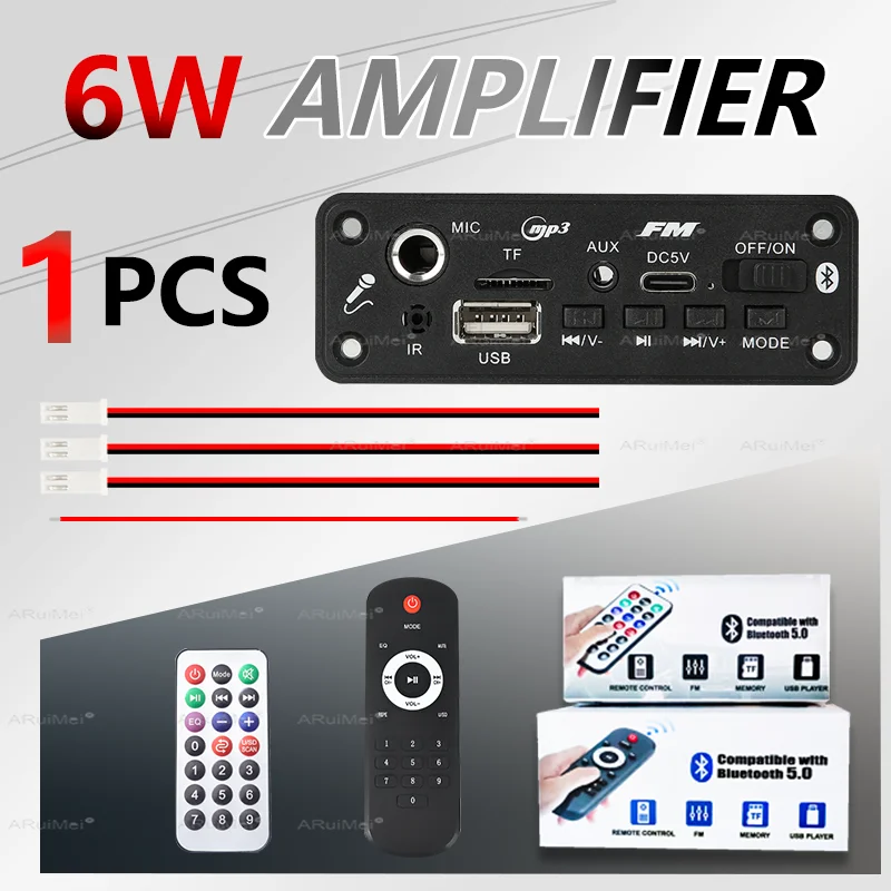 6W Bluetooth Amplif…