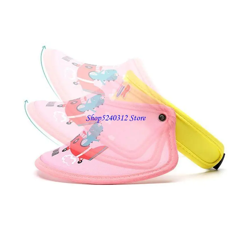 

634C детский мультяшный динозавр для солнцезащитного козырька, шляпа с пустым верхом и широкими полями, уличный УФ-защитный