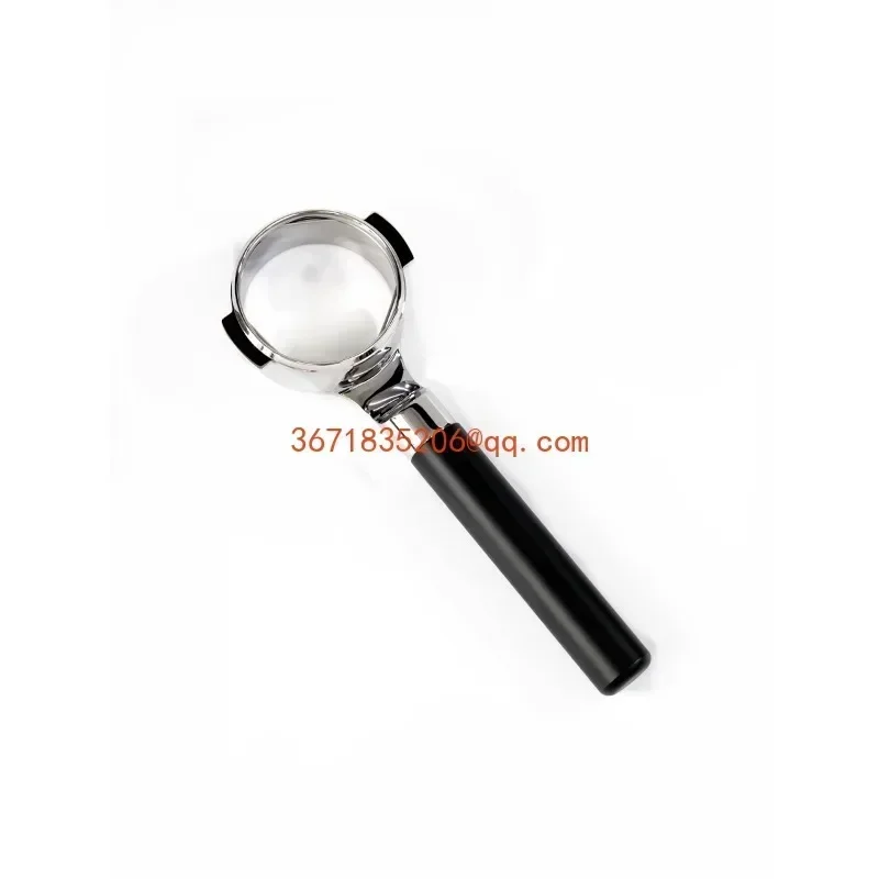 

New black flat bottomless coffee machine handle fits E61 matte black