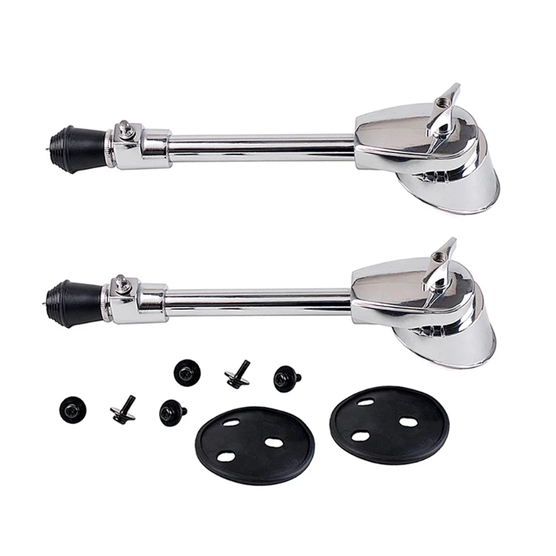 2pcs Bass Drum Anti-Rust Adjustable Stand Legs Feet Percussion Accessories TOP quality