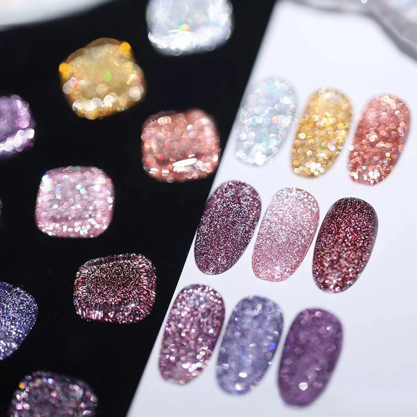 1 pièces WS été automne ongles Halloween marron ongles rouge rose blanc cassé diamant Gel vernis à ongles Y2k ongles populaire Flash coloré