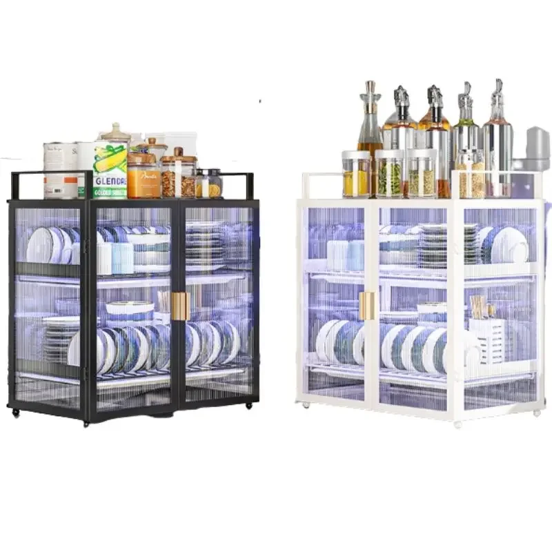 

Buffet Display Glass Cabinet Display Corner Nordic Shelves Showcase Sideboard Modern Space Saving Kitchen Furniture