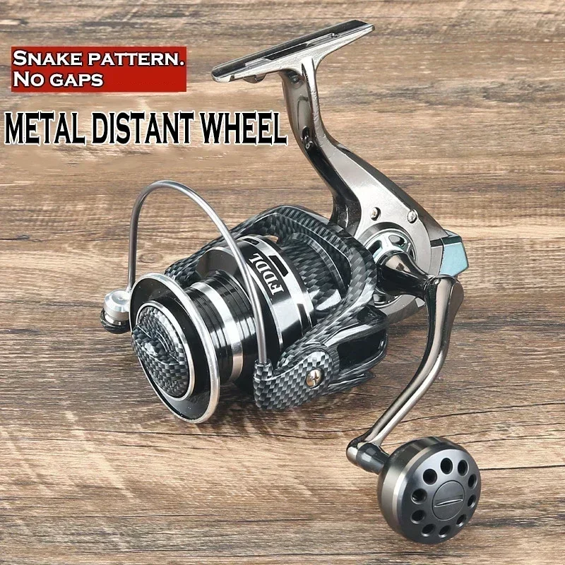 All Metal Fishing Reel 30Kg Max Drag Power Spinning Reel Fishing Gear For Saltwater Trolling Jigging Reel 5000-12000 Series