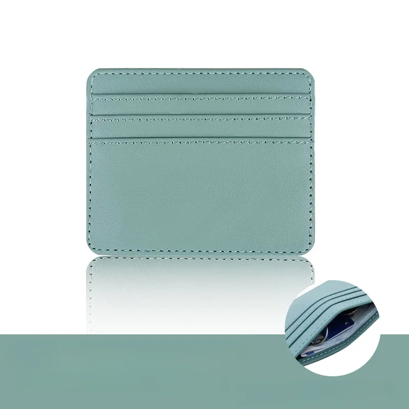 Man Purses Ultra Thin Mini Business Bank Credit Card Holder Wallet Simple Black Women Small Coin Cards Cover Pouch Case Bag 01 - Image 4