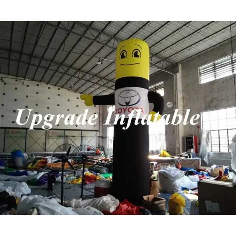 

4 mH New Cheaper Advertising Inflatable Tube Man/Standing Inflatable Balloon With Customized LOGO and Air Blower