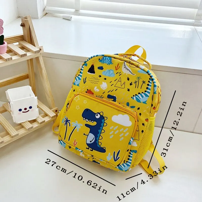 Cartoon Pattern Colorful Boys And Girls\' Small Backpack Pupil Bags Children Travel Backpack