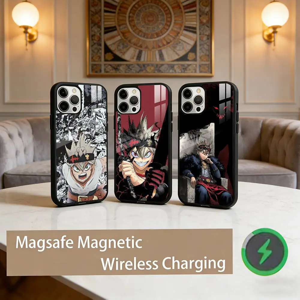 

A-Asta BCA Phone Case For iPhone17,16,15,14,13,12,11 Plus,Pro Max Magnetic For Magsafe Wireless Charging