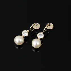 Versatile Earless Hole Round Bead Crystal Mosquito Coil Earclip Female Pendant Earnail Gift Hot Selling