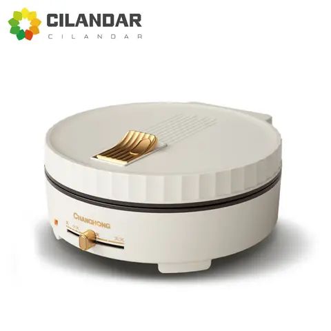 전기 팬케이크 팬 가정용 양면 가열 팬케이크 팬 스위치는 튀긴 팬케이크 전기 기계를 심화시키고 확대합니다.