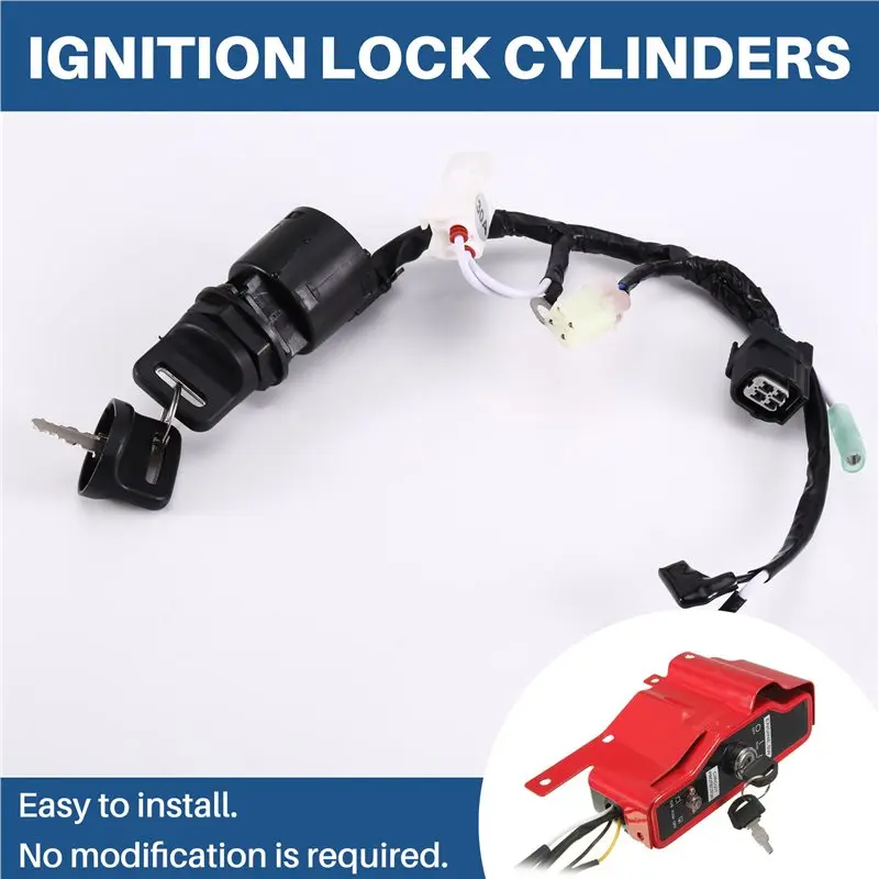 

A20K-Start Key Switch Combination Kit 35100-Z6L-013 For Honda GX630 GX660 GX690 Ignition Lock Cylinders