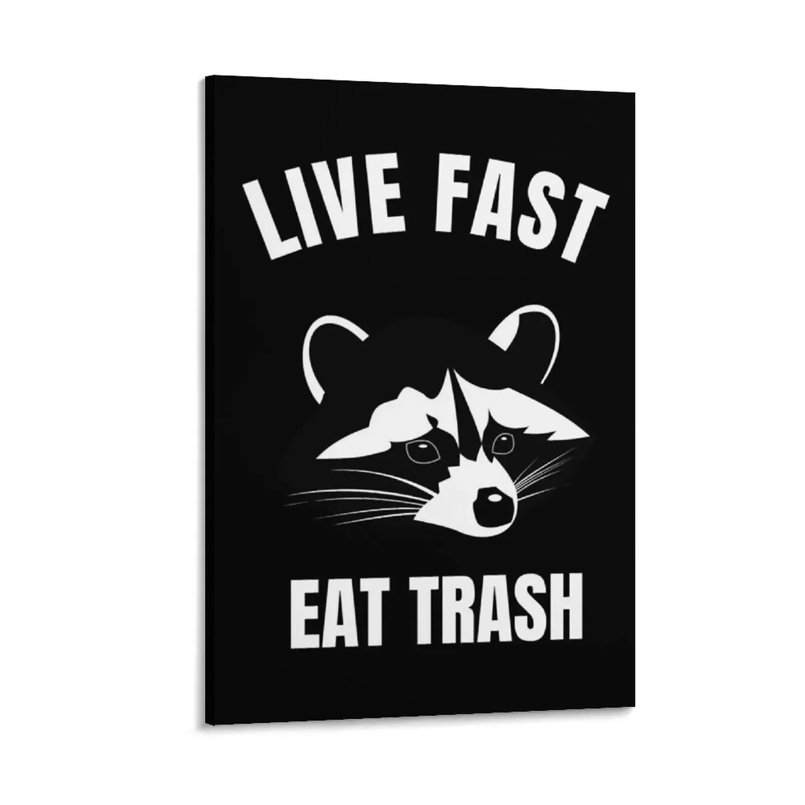 

Live Fast Eat Trash Canvas Painting nordic home decor anime poster Luxury living room decoration