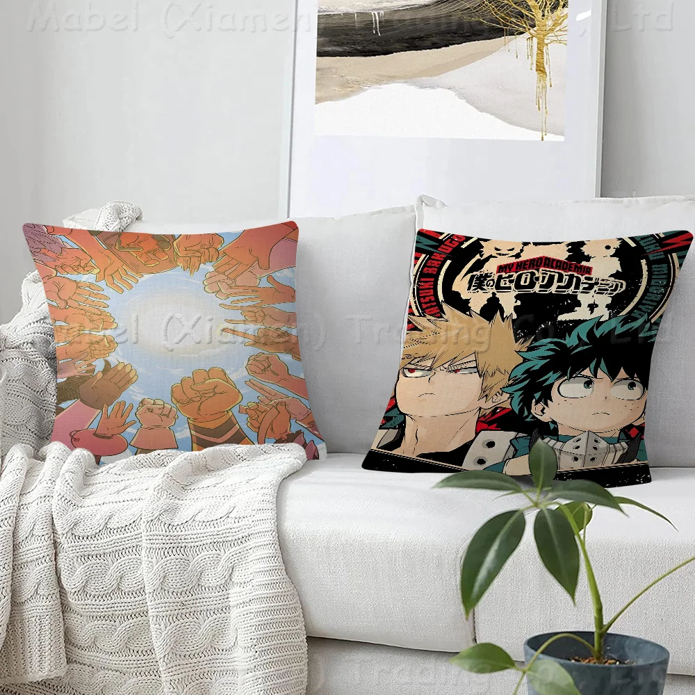 

My Hero Academy Decorative Room Aesthetics Pillow Case Home Decor Bedroom Sofa Bed Couch Pillow Cover 45x45