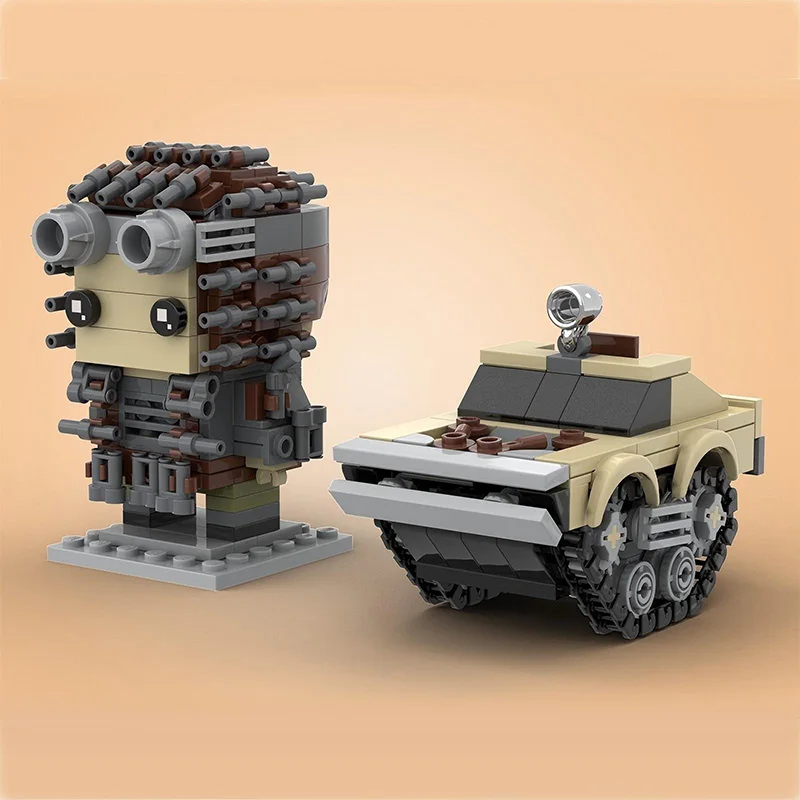 

MOC популярный фильм фигурки Brickheadz и автомобили набор строительных блоков пуля фермер мультяшная кукла модель DIY детские игрушки подарок на день рождения