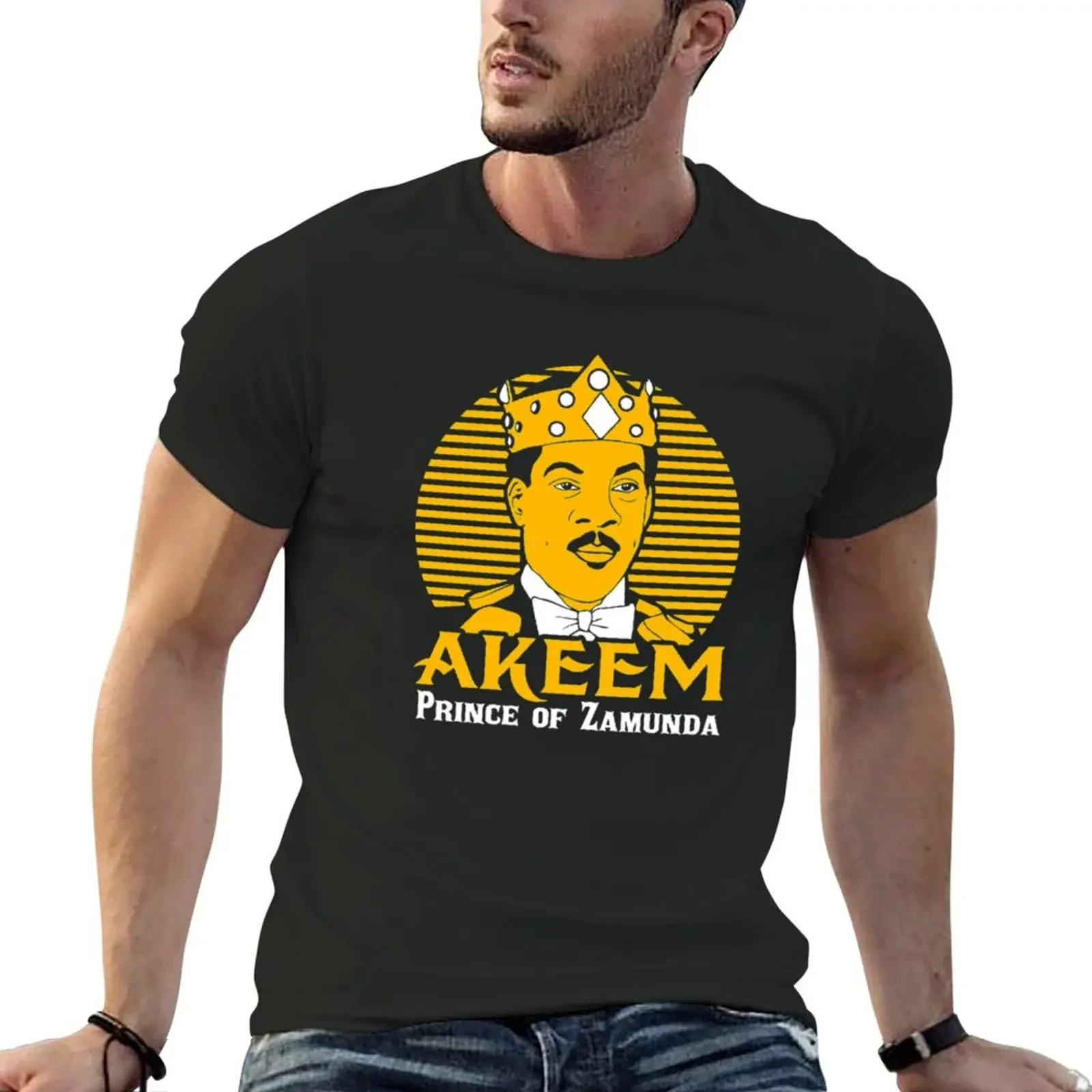 Vintage Akeem - Prince of Zamunda T-Shirt vintage clothes rapper graphic tees custom t shirt Men's t shirts