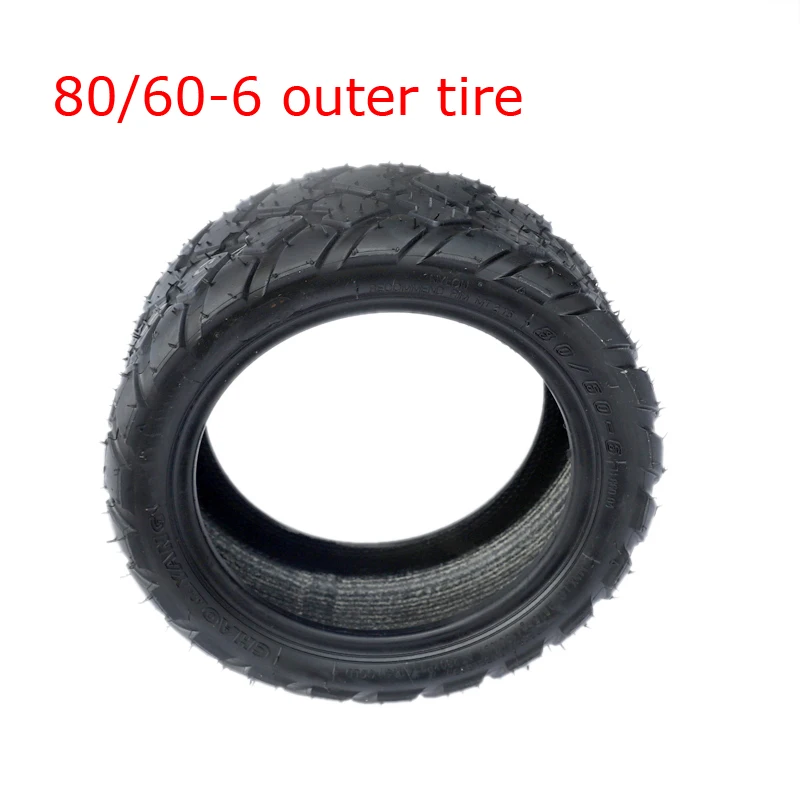 10 Inch 80/60-6 Tubeless Tire for KUGOO M5 Solar P1 Jueshuai X700 X750 FLJ C11 T11 Electric Scooter Parts