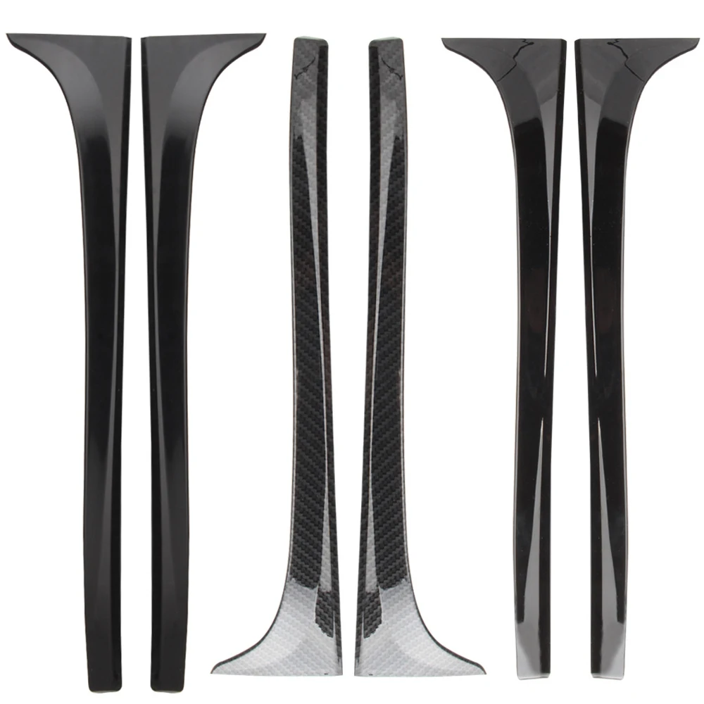 2 قطعة أجزاء تعديل سبويلر خلفي للسيارة ذاتية اللصق لسيارة VW Golf 7 MK7 2014-2018