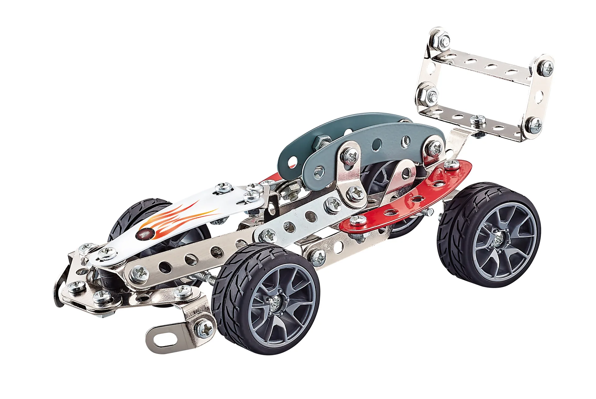 

MOC Racing Car Model Metal Building Blocks STEM Train Motorcycle DIY Screws and Nuts Bricks Assembly Toy for Kids Boys Gifts