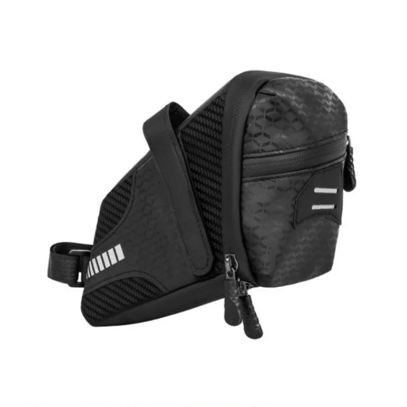 Bike Seat Bags Large Capacity BYO Controllable Light Reflective Rear Saddle Bag Taillight Durable Saddle bag Bicycle Tail Bag