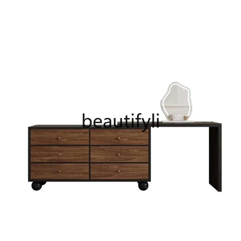 

Dresser bedroom simple modern medieval storage cabinet, new corner integrated small cabinet makeup table