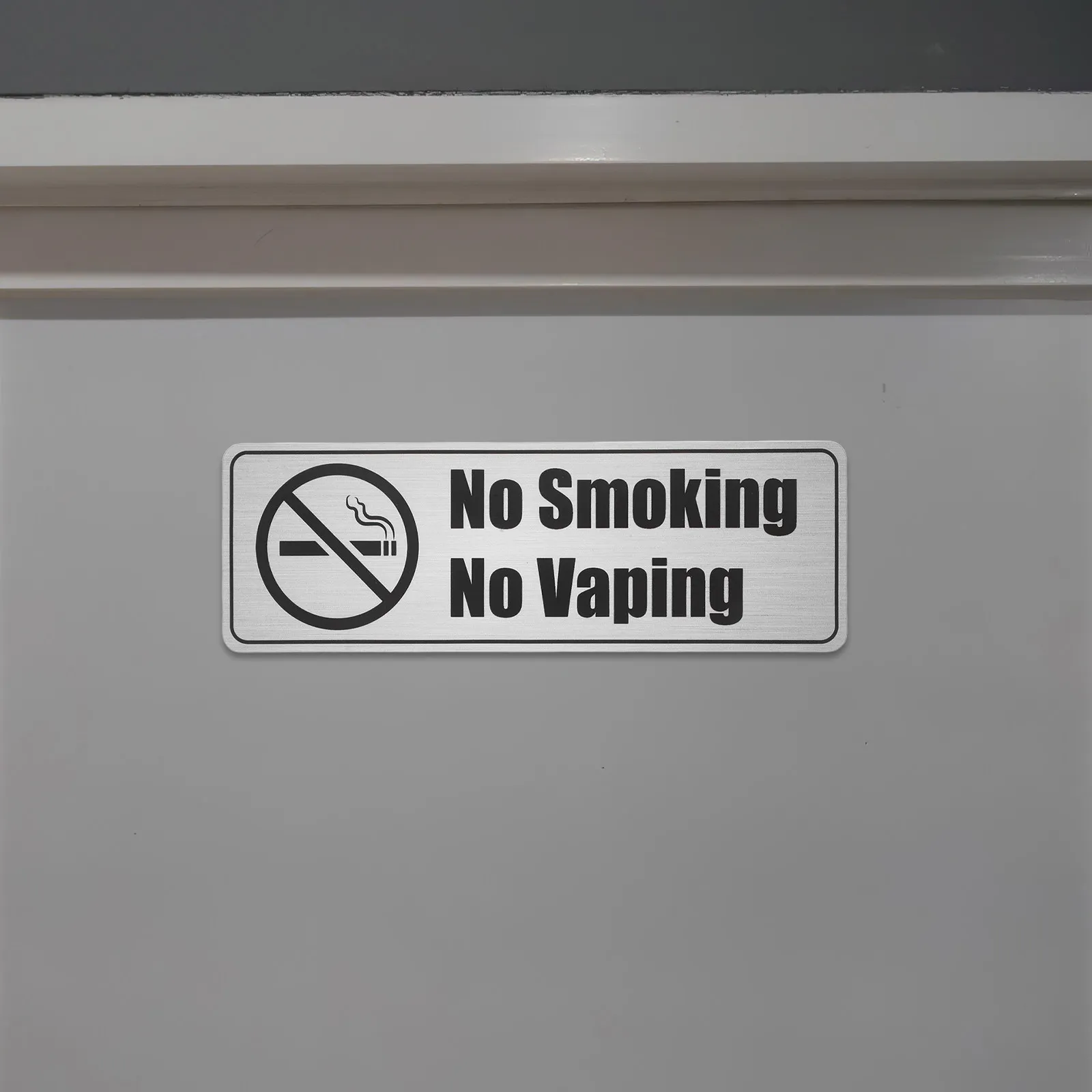 

4Pcs No Smoking Stickers PVC Adhesive No Sign Business Office Waterproof Indoor Outdoor Warning Signs Decals for Public