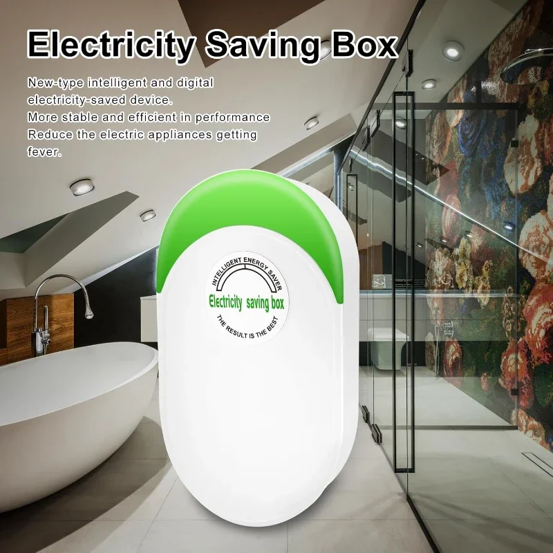 2025 Update Power Saver Electricity Saving Box Energy-Saving Device EU/US Plug 90V-250V 30KW