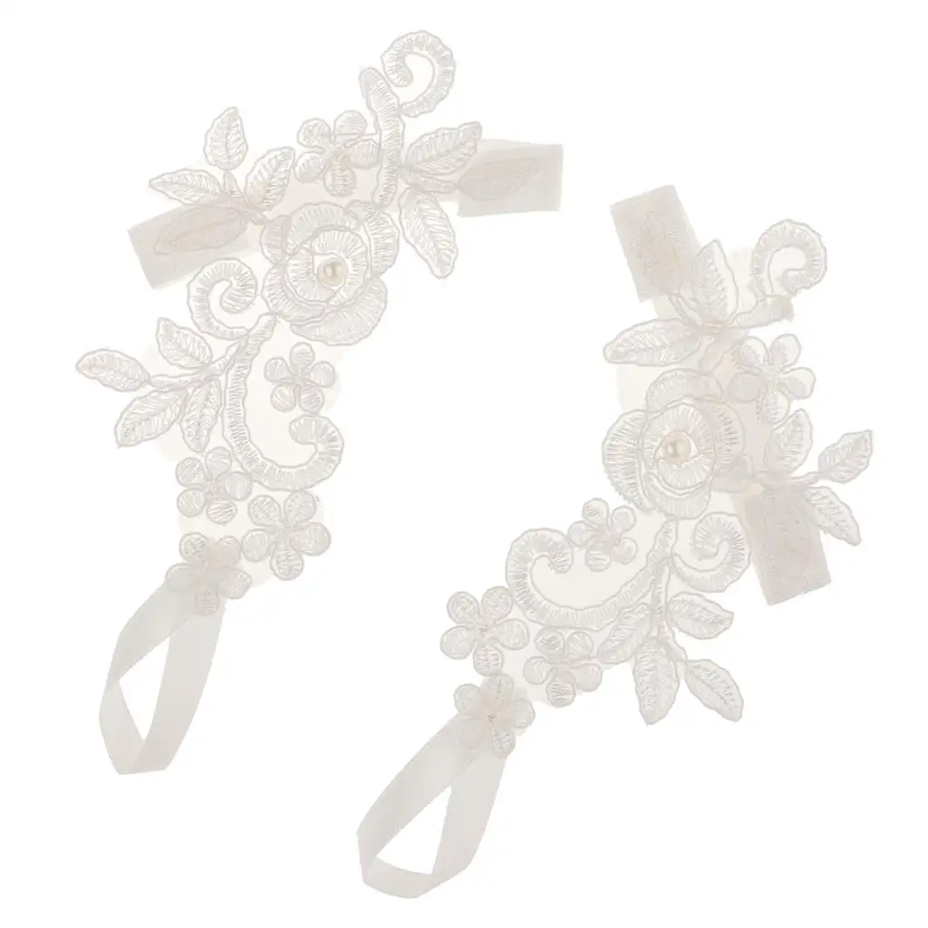 Adjustable Lace Bridal Barefoot Sandals Beach Party Real Sandals for Women’s Wedding Shower