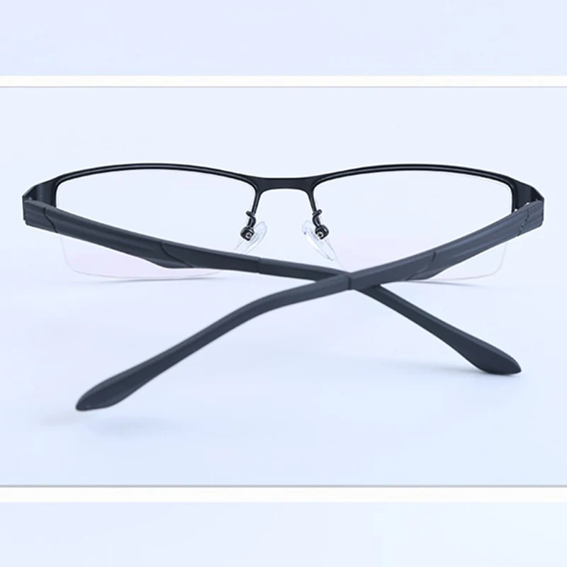 Spectacle Frame Men Eyeglasses Nerd Computer Prescription Optical For Male Eyewear Clear Lens Glasses Frame 12021