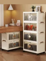 Large Capacity Transparent Refrigerator Storage Box Multi-Specification Multifunction Sundries Cabinet for Kitchen Organization