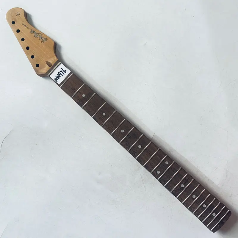 

MN976 Original HarleyBenton Brand 22 Frets Electric Guitar Neck Roasted Maple Rosewood Replace and DIY Surface Damages&Dirty