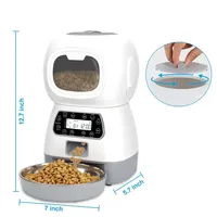 3.5L WiFi APP Automatic Pet Feeder Programmable Cat Auto Feeder Stainless Steel Bowl Dog Food Dispenser Cat Food Dispenser Autom