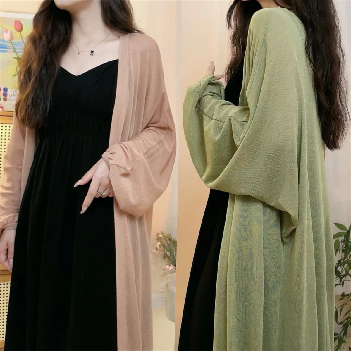 Chique verão nova chegada luz madura fraance sle conjunto feminino com alça Dr Ultra Fairy comprimento médio proteção solar dois-P...