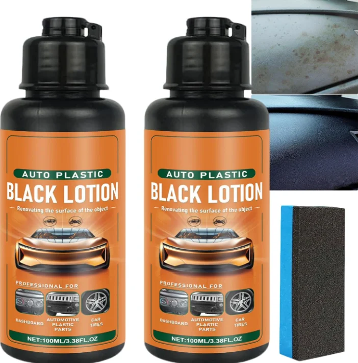 Trim Restorer Plastic - Auto Plastic Restorer Kit 3-in-1 Zwarte
