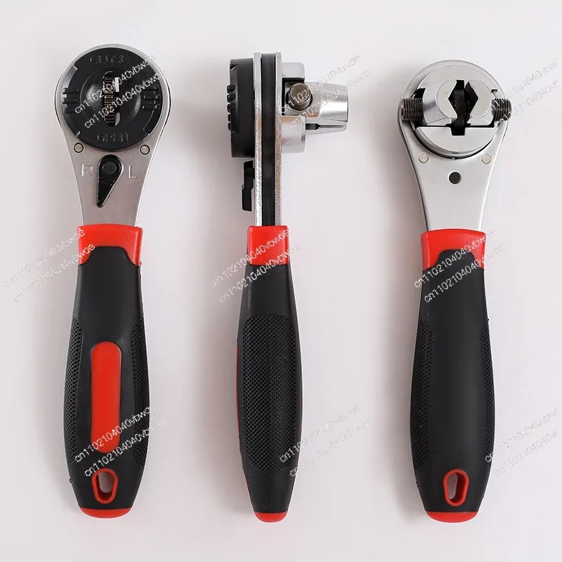 High-grade Adjustable 6-22 Ratchet Wrench Universal Multi-function Tool
