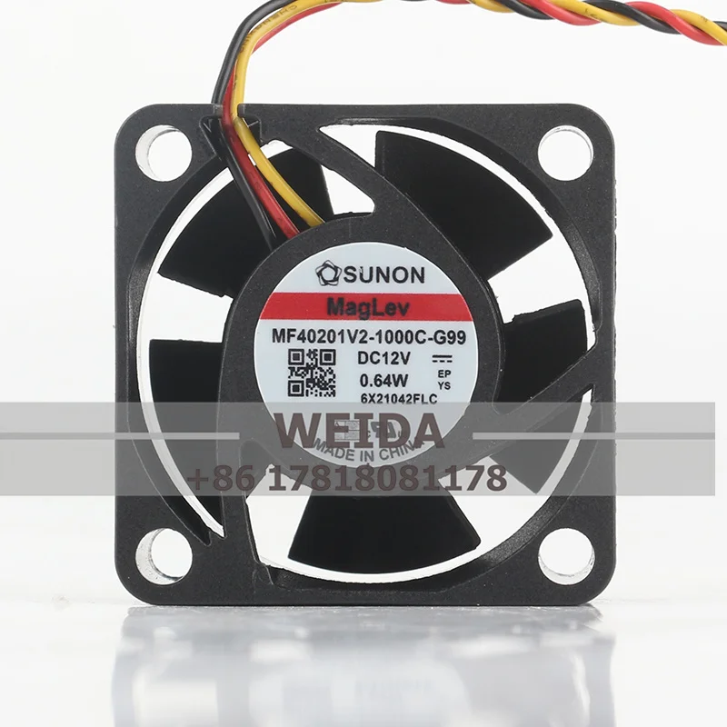 SUNON MF40201V2-1000C-G99 /A99 4020 DC12V 0.64W Quiet cooling fan 40*40*20MM