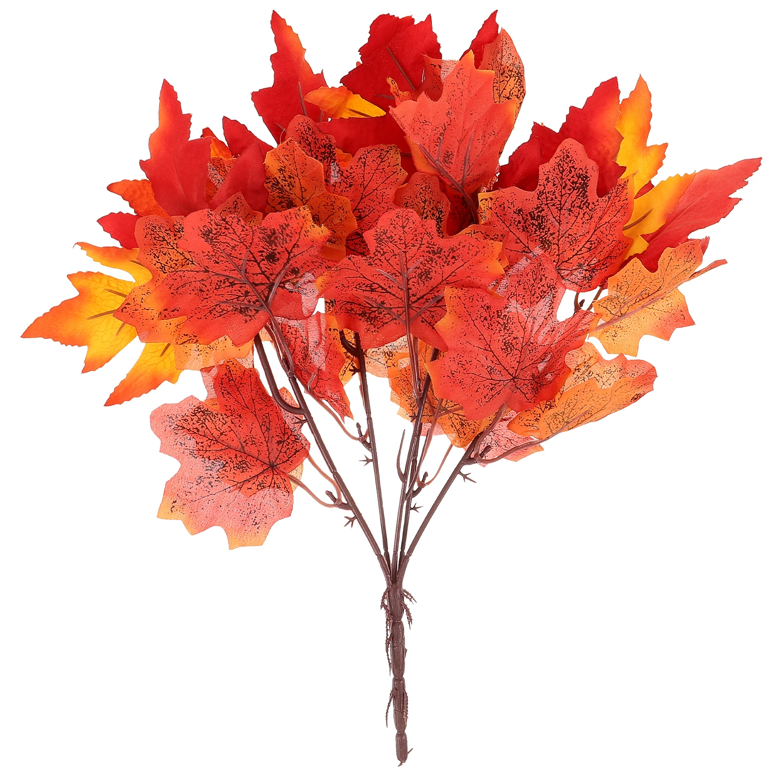 

Fall Table Decor Decoration Maple Leaves Artificial Plastic Autumn Leaf Stem Ornaments