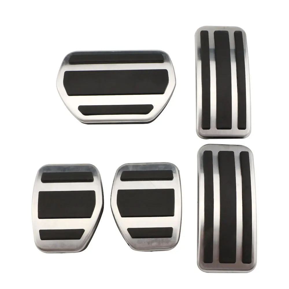 Stainless Steel Car Fuel Gas Pedals Brake Pedal Protector Cover for Peugeot 2008 207 CC SW GTI RC 208 GTI 308CC AT/MT