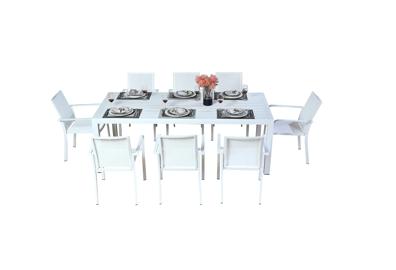 xx-Modern  Extendable Dining Table High Quality Dining Table Set For 8 Garden Outdoor Furniture Dining Table With Chairs^