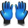 Pet Grooming Kit for Dog Cat Rabbit Fur 2 Sided Grooming Brush Bath Cleaning Glove De-Shedding De-Matting Pet Hair 1