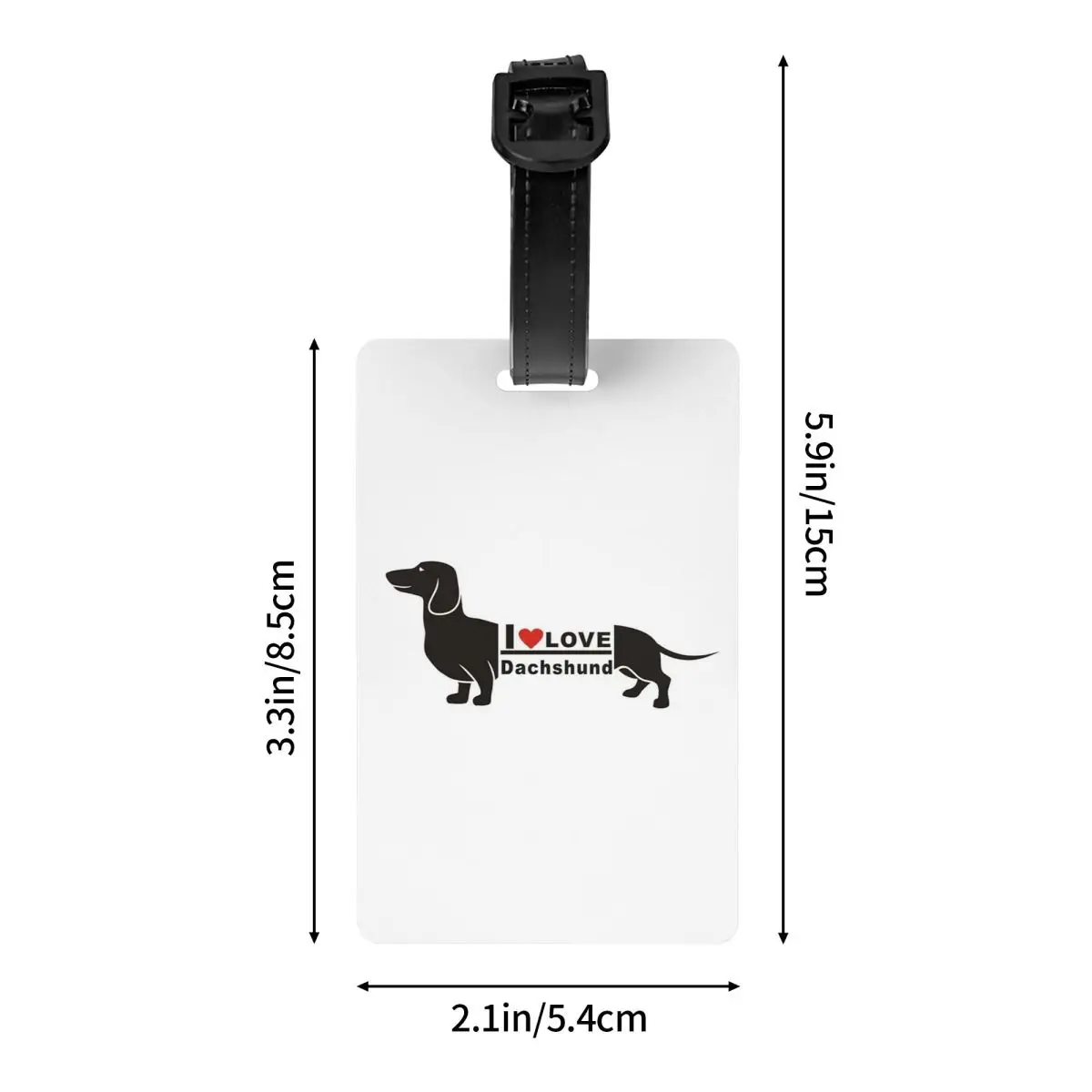 الكلب الألماني صورة صورة Popart أنا أحب علامات الأمتعة حقيبة الملحقات الأمتعة الصعود علامة التسمية حامل معرف اسم العنوان #4