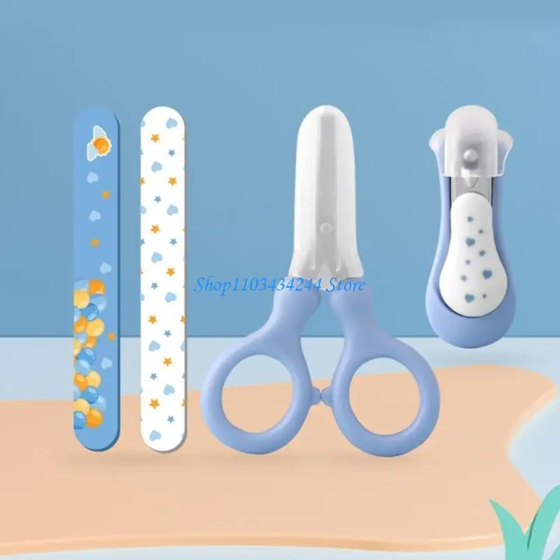 

Upgrades Infant Nails Maintenance set Not Irritating Clips & Scissors Gentle Nails Cutter set for Soft Baby Nails