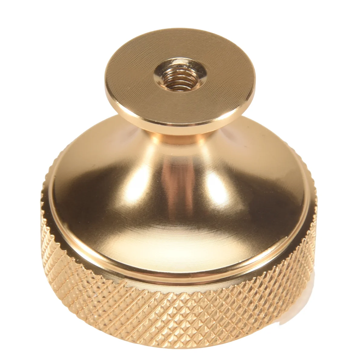

10 Pack 1.2 Inch Brushed Gold Cabinet Knobs Knurled Kitchen Cabinet Knobs Gold Drawer Knobs Round Dresser Knobs