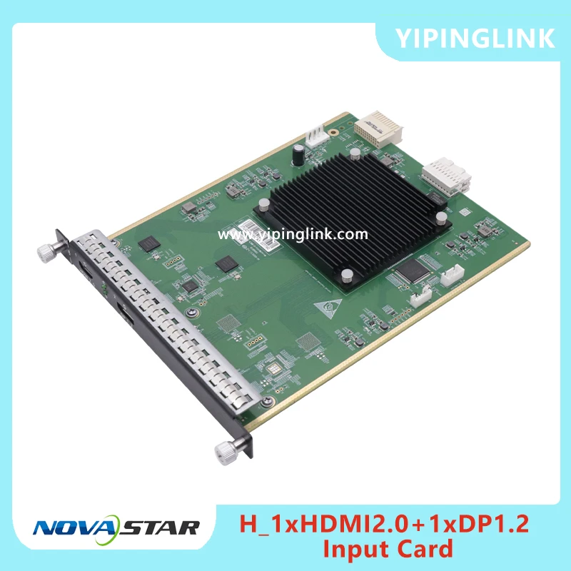 Novastar H_1xHDMI2.0+1xDP1.2 Input Card For H2 H5 H9 H15 Video Splicing Processor Support Fixed Rental Indoor Outdoor Screen