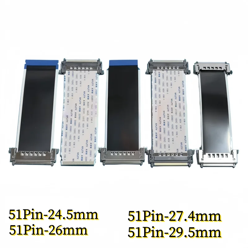 1Pcs/lot 4K 51P 41P HDTV LVDS TV Ribbon Cable AWM 20861 20706 105C 60V VW-1 TV Cable V-byOne with I-PEX Connector
