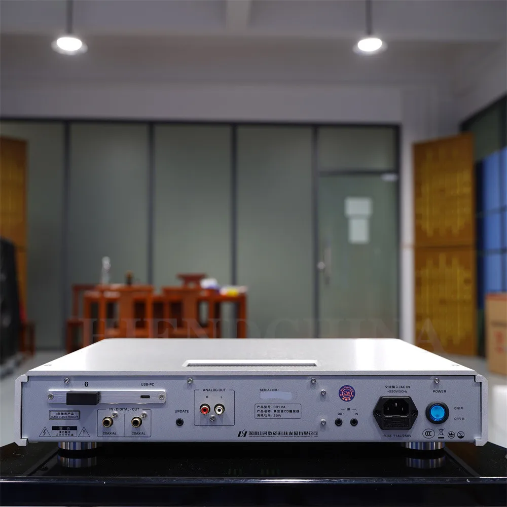 Высококачественный CD-плеер Shanling CD1.2A, ламповый CD-плеер, ПК HiFi, 24 бит/192 кГц, USB ЦАП PCM1796 ЦАП, аудиофильский CD-плеер