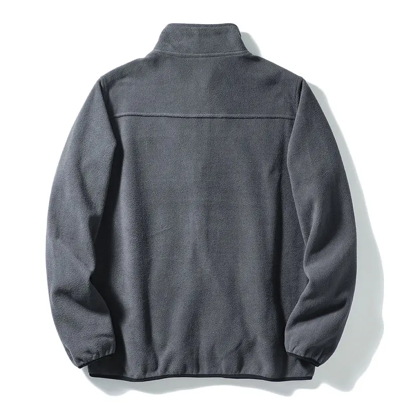 في الهواء الطلق الرجال ركوب الدراجات الرياضة الصيد تسلق الجبال المشي لمسافات طويلة التخييم الوقوف طوق الصوف والصوف القطبي سترة دافئة العصرية