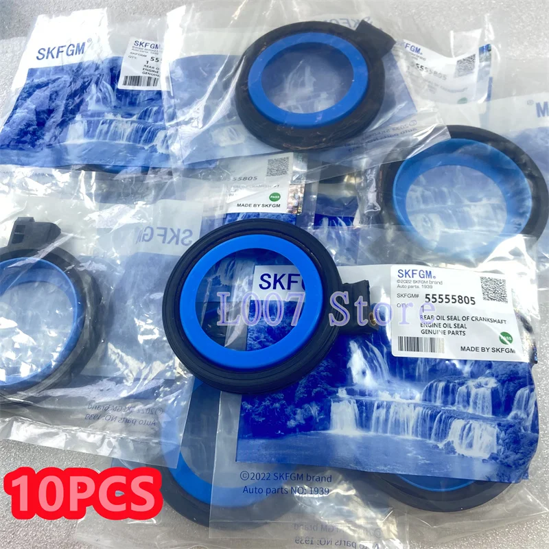 

10X Crankshaft Rear Oil Seal NO: 55555805 For Chevrolet Cruze Aveo Sonic Trax Opel Astra Buick Excelle XT Engine Car Accessories