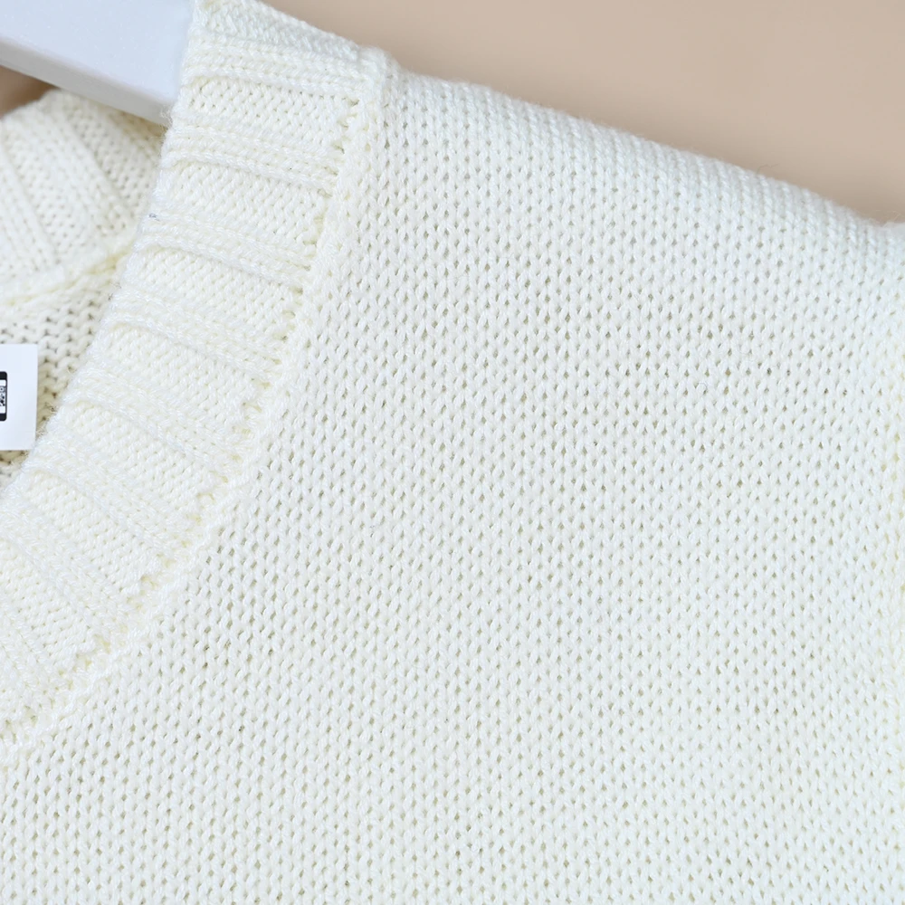 Lente zomer nieuwe dames cartoon patroon katoenmix rond Ne ort Sve gebreide trui losse pasvorm casual online exclusief