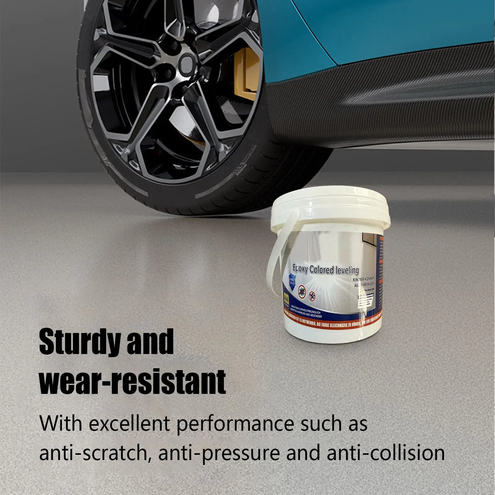 Epoxy colored sand self leveling floor paint marble paint cement floor paint for indoor wear resistance and slip resistance