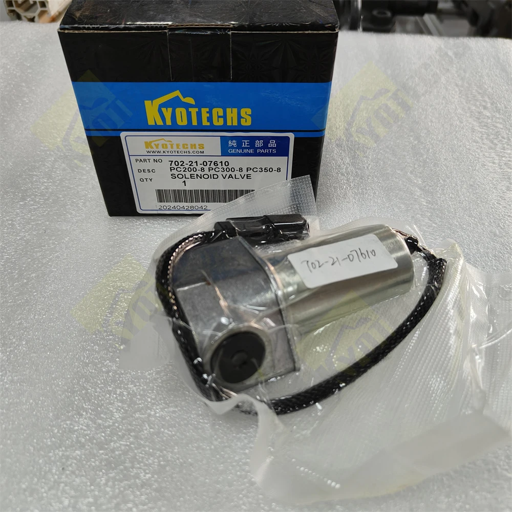 Topkwaliteit 702-21-07610 Uitschakeling Solenoïde PC130-8 PC300-8 Motor Onderdelen Voor Graafmachine