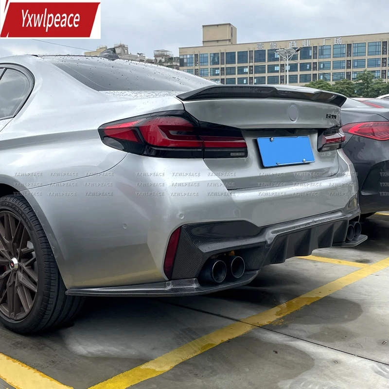 For BMW 5 Series G30 F90 M5 2018-2022 Spoiler ABS Material PRO Style Rear Trunk Lip Spoiler Wing Body Kit Accessories